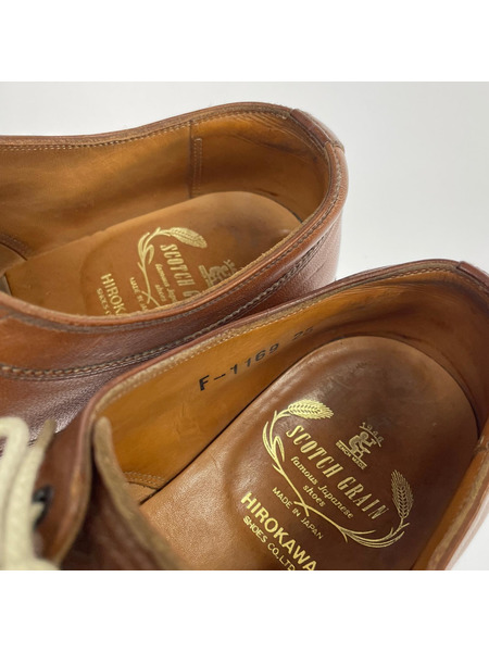 SCOTCH GRAIN Uチップシューズ F-1169 茶 (25)