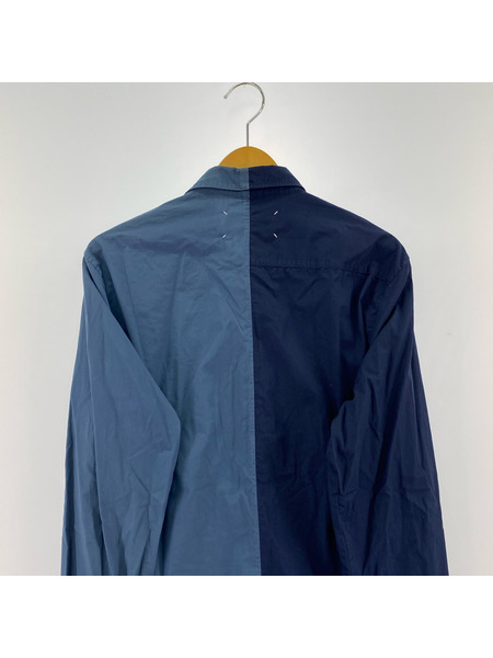 MAISON MARGIELA 長袖シャツ 14 RE-EDITION アーティザナルアシンメトリックシャツ 38