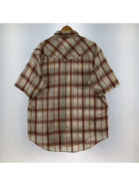 OLD・VINTAGE 半袖シャツ SUNDANCE CAREER CLUB 70s頃 ウエスタンシャツ