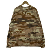 Acne Studios 長袖Tシャツ・カットソー ラインストーンロゴ カモフラ S