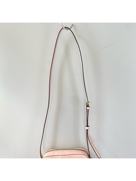 kate spade new york ショルダーバッグ カメラ柄 ピンク