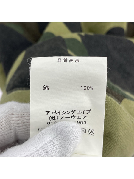 A BATHING APE スウェット・トレーナー 1ST CAMO ONE POINT CREWNECK (L)