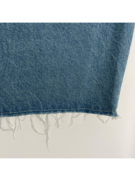 CAMIEL FORTGENS BIG SHORTS WASHED DENIM LIGHT BLUE