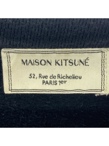 MAISON KITSUNE スウェット・トレーナー 飛行機 黒(M)
