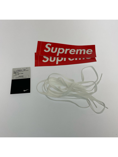 Supreme スニーカー NIKE Air Force 1 LOW 27.5cm ホワイト