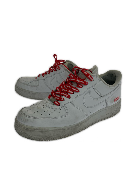 Supreme スニーカー NIKE Air Force 1 LOW 27.5cm ホワイト