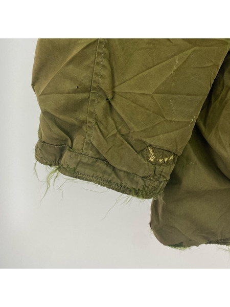 OLD・VINTAGE ミリタリージャケット 60s頃 N-3B フライトジャケット カーキ[値下]