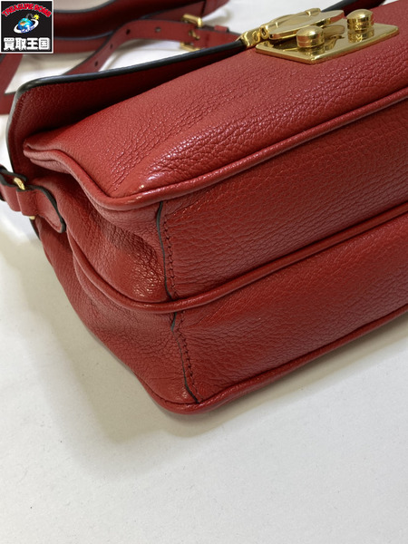 MIUMIU ミュウミュウ　5BD113　マドラス　ショルダーバック  レッド