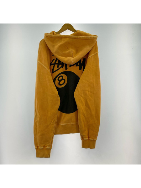 STUSSY パーカー(ジップアップ) 24AW 8 ball pigment dyed zip hoodie