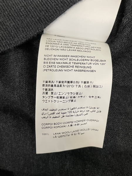 TATRAS 25AW MEDUNO ロゴデザインニット 03 グレー