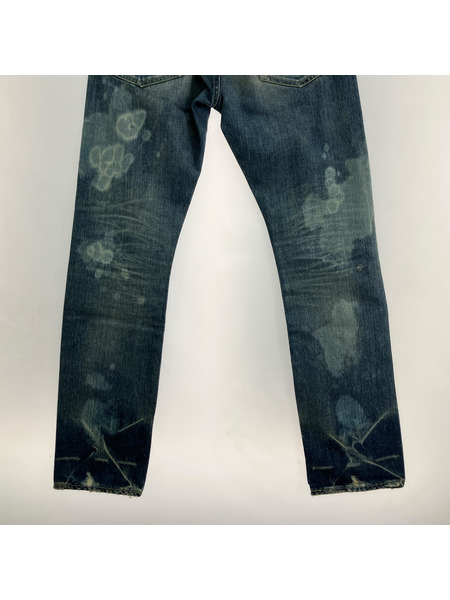 HYSTERIC GLAMOUR BR加工スタッズデニムパンツ 0253AP15 (28)[値下]