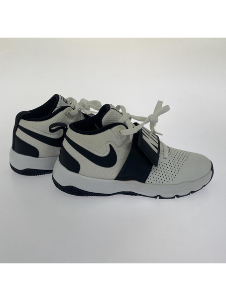 NIKE Team Hustle D8 'White Black (25.0)[値下]
