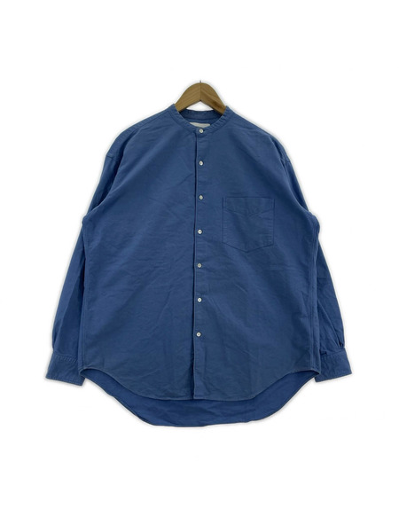 graphpaper Oxford Oversized Band Collar Shirt 1 サックス