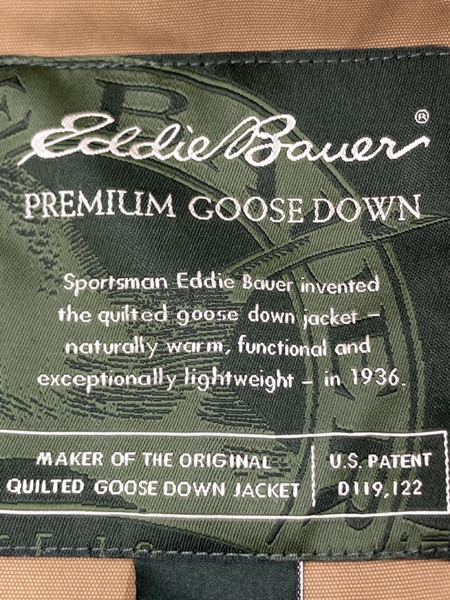 Eddie Bauer premium goose down jacket S ベージュ
