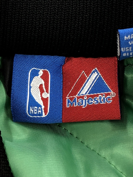 MAJESTIC NBA CELTICS ナイロンスタジャン (3XL) 黒×緑