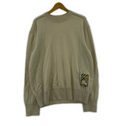 BURBERRY ニット・セーター チェックラベル ベージュ (XL)