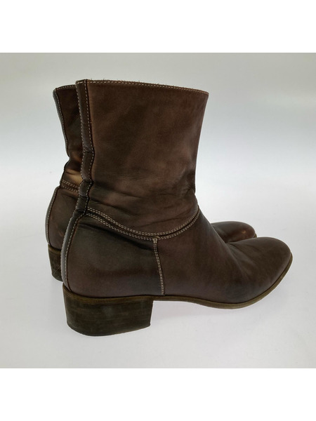 GIORGIO BRATO ブーツ zip boots 43 ブラウン