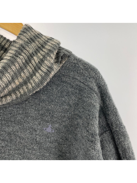 Vivienne Westwood red label 長袖ワンピース ニットワンピース グレー