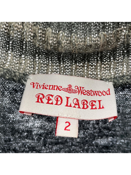 Vivienne Westwood red label 長袖ワンピース ニットワンピース グレー