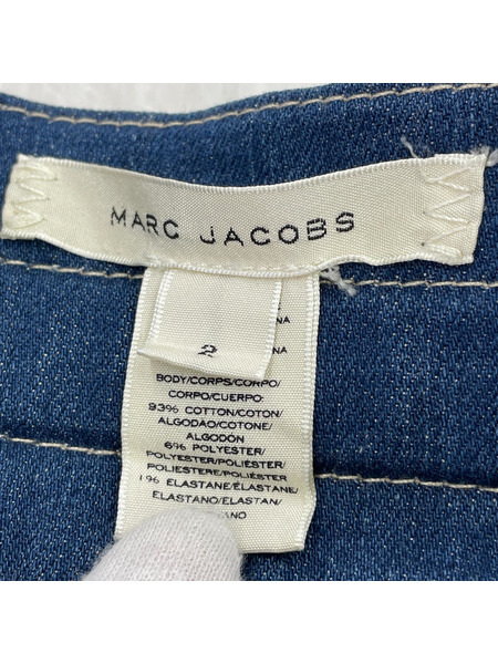 MARC JACOBS ヒザ丈スカート デニムラップスカート (2)