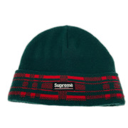 Supreme ニットキャップ 16AW Plaid Cuff Beanie