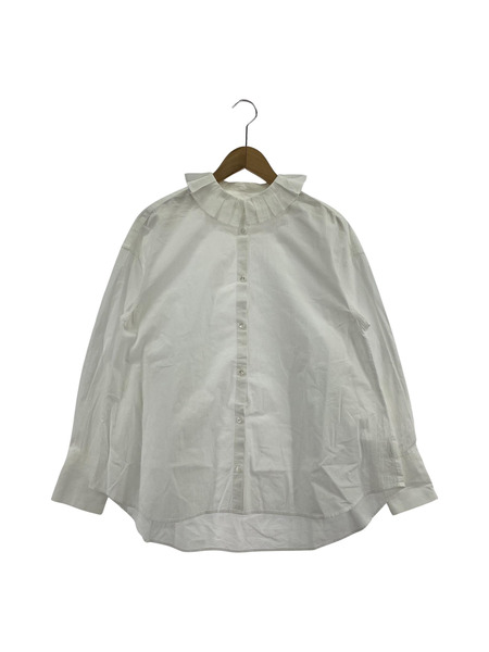THE SHINZONE  RUFFLED BLOUSE　ホワイト 34