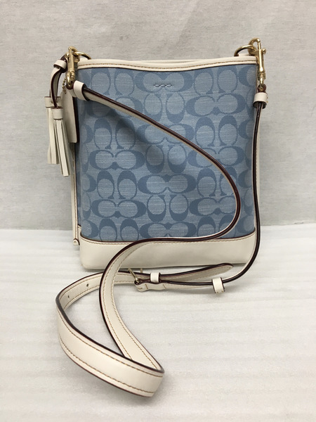 COACH モリー バケットバッグ シャンブレー CA583