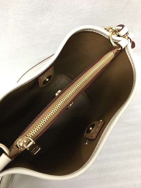 COACH モリー バケットバッグ シャンブレー CA583