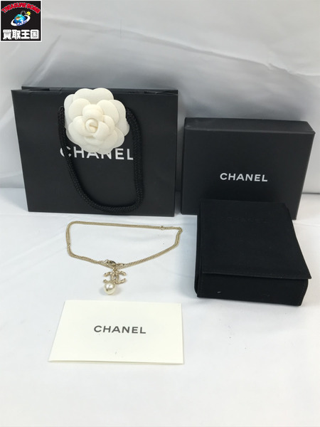  CHANEL シャネル ココマーク ネックレス ストーン取れ 