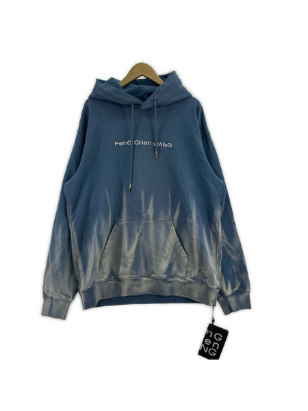 パーカー Feng Cheng Wang グラフィックデザイン POパーカー 青