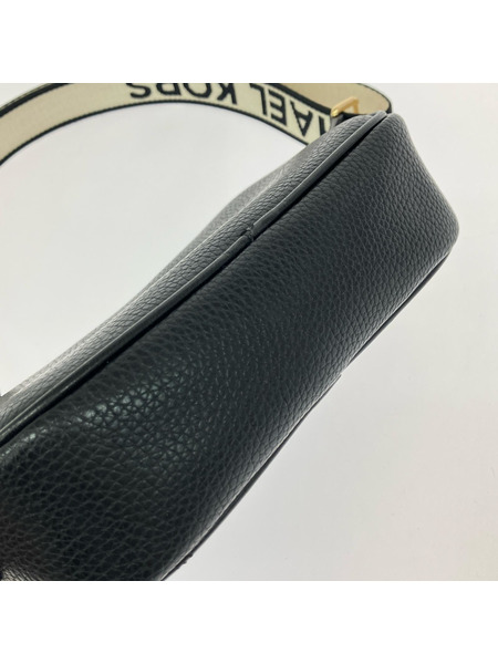 MICHAEL KORS ショルダーバッグ ロゴショルダー レザー スクエア 黒