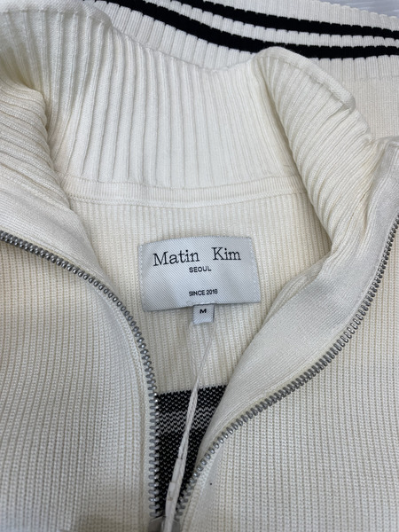 MARTIN KIM  ジップカーディガン サイズM アイボリー