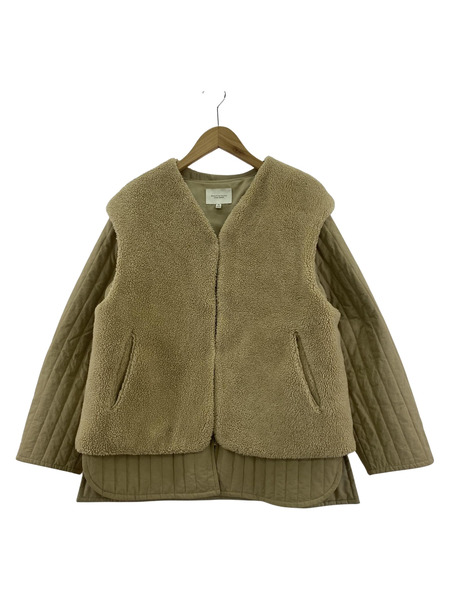 BEAUTY＆YOUTH UNITED ARROWS/ボアキルティングジャケット 3WAY/M[値下]