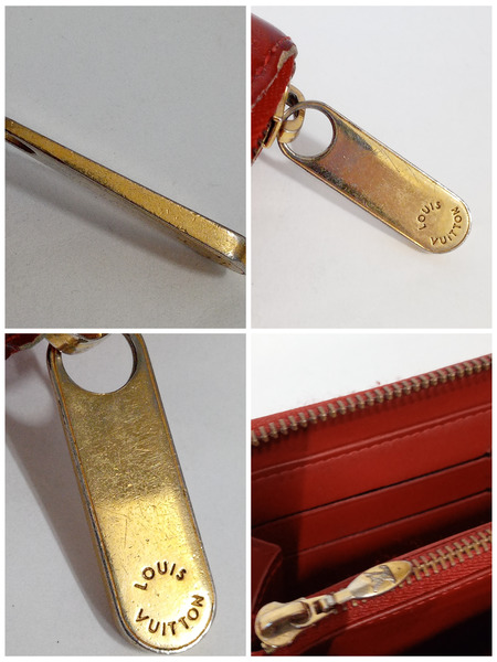 LOUIS VUITTON ヴェルニ ジッピーウォレット/M91981/ポムダムール[値下]