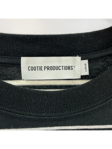 COOTIE 長袖Tシャツ・カットソー Border L/S Tee L