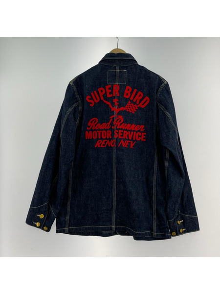 SUGAR CANE デニムジャケット ROAD RUNNER/デニム/カバーオール/紺
