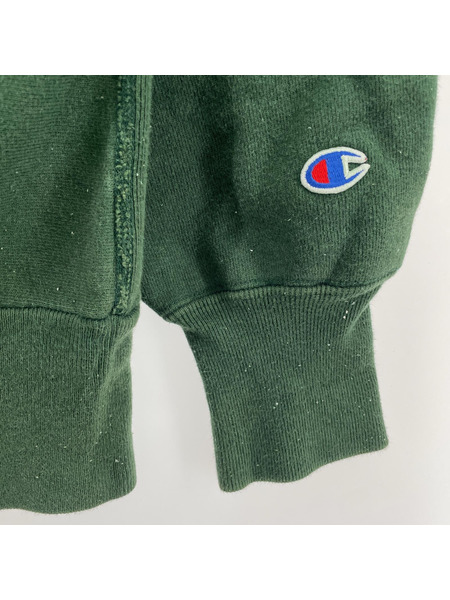 Champion スウェット・トレーナー 90s REVERSE WEAVE 目無シ sweat green (XL)