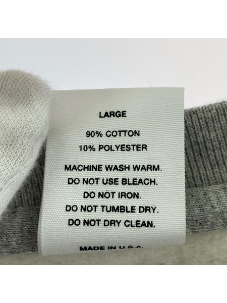 スウェット・トレーナー plllllleeeasse 裏起毛スウェット/グレー