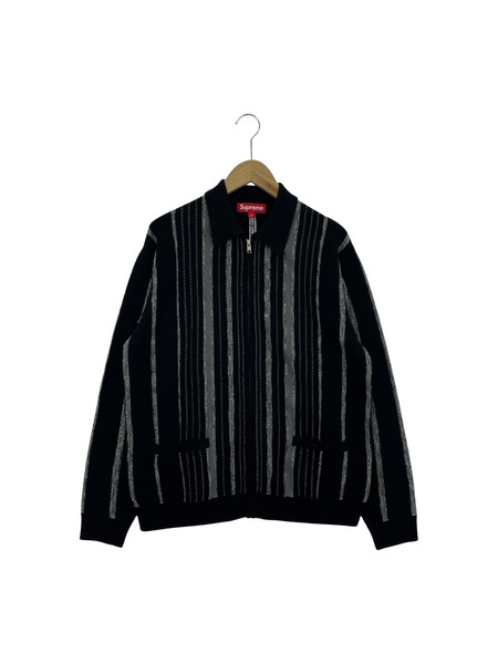Supreme カーディガン ストライプジップカーディガン(S)[値下]