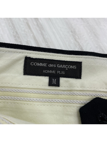COMME des GARCONS HOMME PLUS 25SS サイドライン ショートパンツ M ブラック