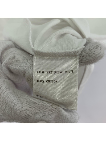 ennoy 半袖Tシャツ・カットソー 21SS L ホワイト SS21BRENCT09NT