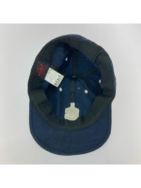 Clef キャップ 6パネル キャップ ネイビー