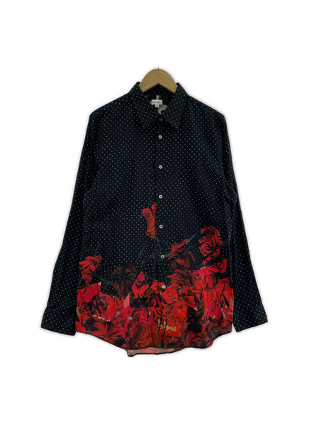 Paul Smith 長袖シャツ ローズプリント