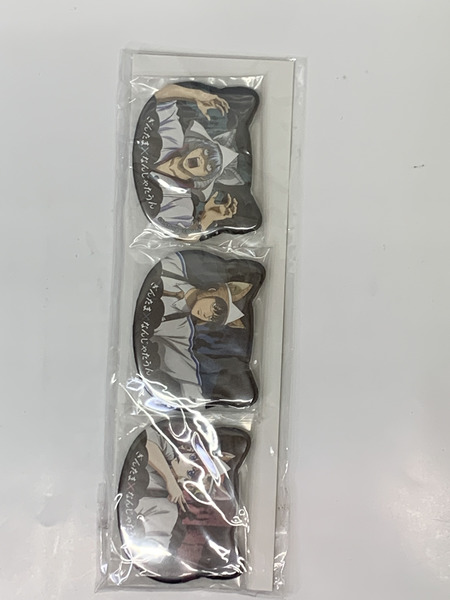 銀魂 in ナンジャタウン 2019 ねこ型缶バッジ3個セット 万事屋 等身柄 未開封 怪談 銀魂旅館へおいでやす 坂田銀時 銀さん 志村新八 神楽 