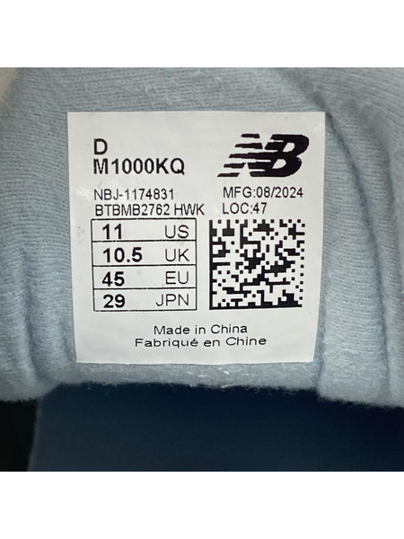 NEW BALANCE スニーカー M1000KQ 29.0cm[値下]