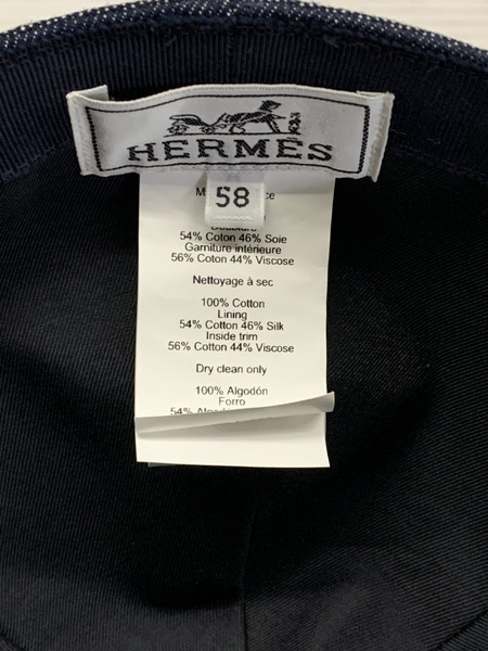 小物 デニム キャスケット