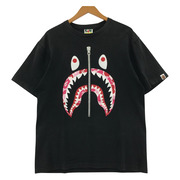A BATHING APE 半袖Tシャツ・カットソー シャーク  (L) 黒