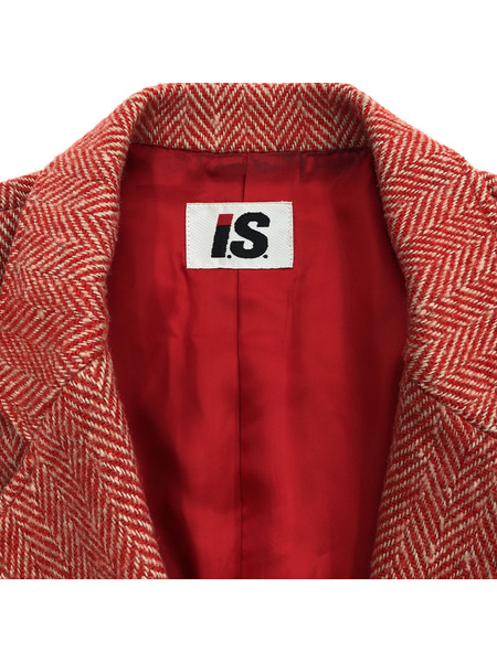 ISSEY MIYAKE 80s I.S.タグ ツイードテーラードジャケット 9[値下]