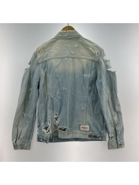 DIESEL デニムジャケット クラッシュデニムジャケット