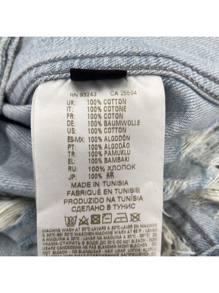 DIESEL デニムジャケット クラッシュデニムジャケット